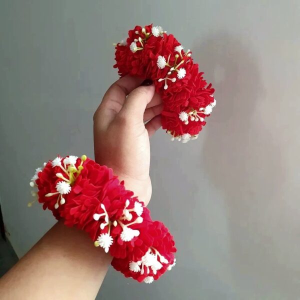 elegent red gajra pair - Image 2