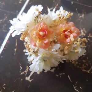 peachy artificial flower gajry