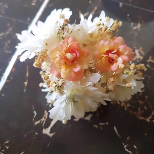 peachy artificial flower gajry